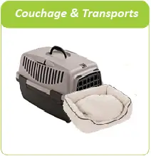 lits, panier et caisse transport pour chat